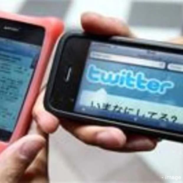 40 van alle tweets komen van een mobiel