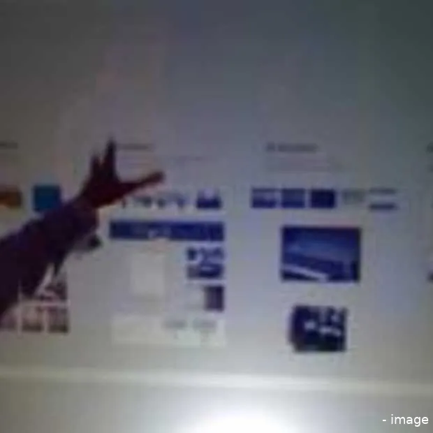 a multitouch of bill gates