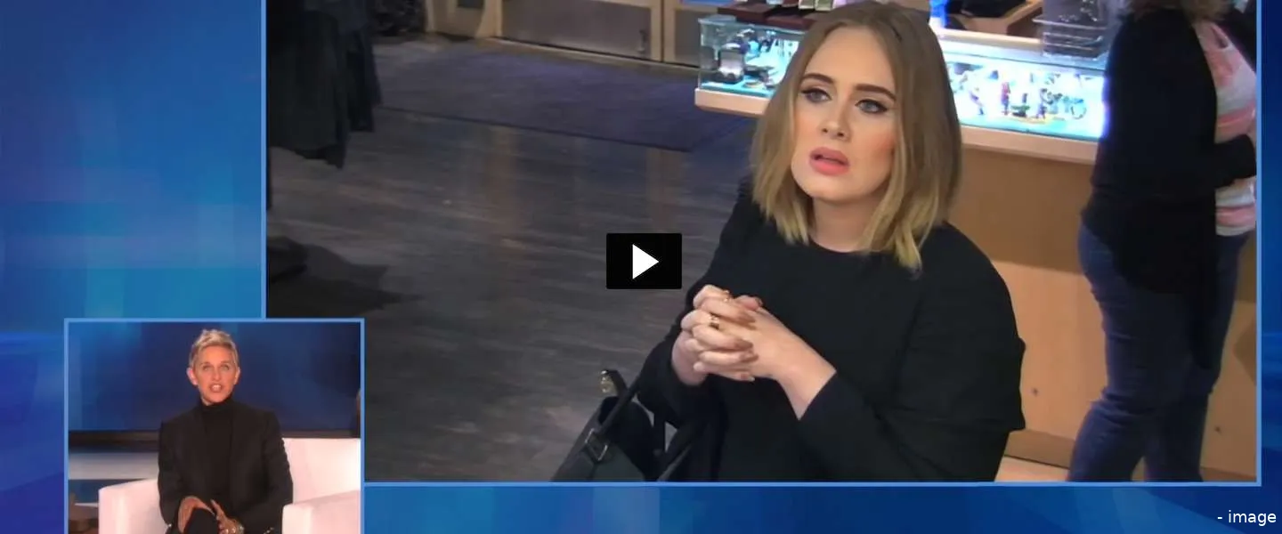 adele ellen degeneres prank