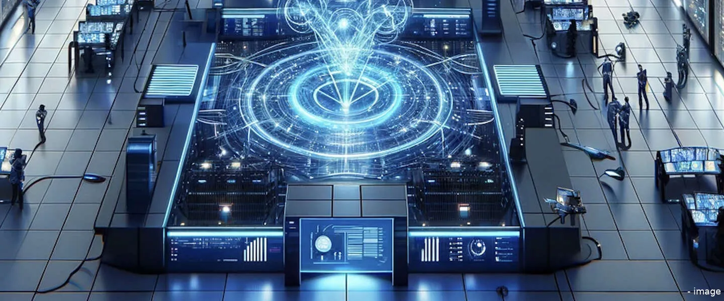 ai futuristic data storage center