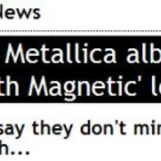 album metallica lekt uit