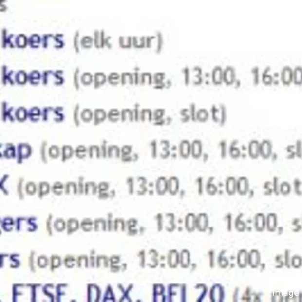 alle beurskoersen via twitter