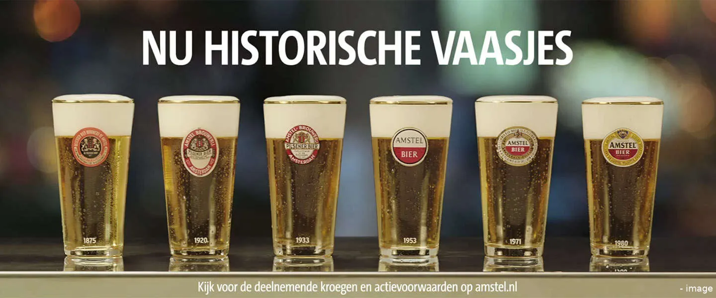 amstel historische vaasjes
