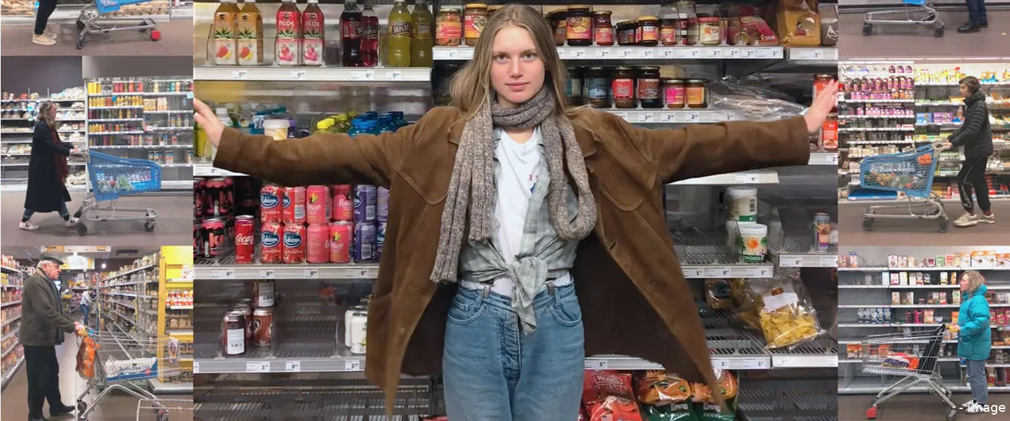 anderhalve meter afstand houden