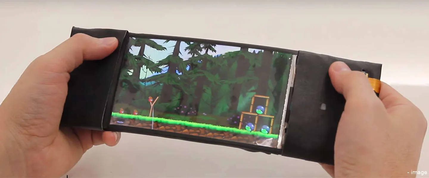 angry birds bendable smartphone