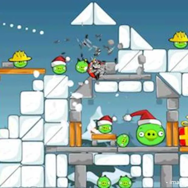 angry birds the christmas edition