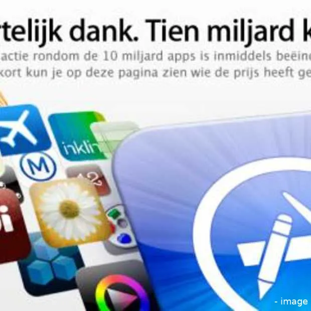 app store bereikt 10 miljard downloads