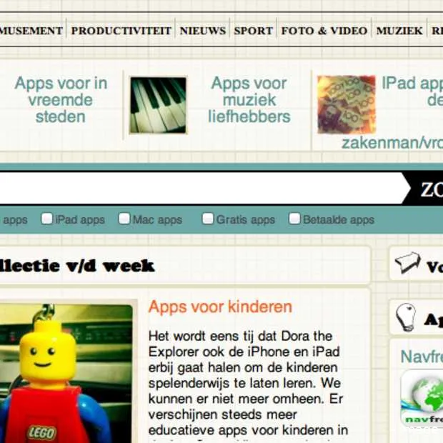 appfish een website met nederlandstalige
