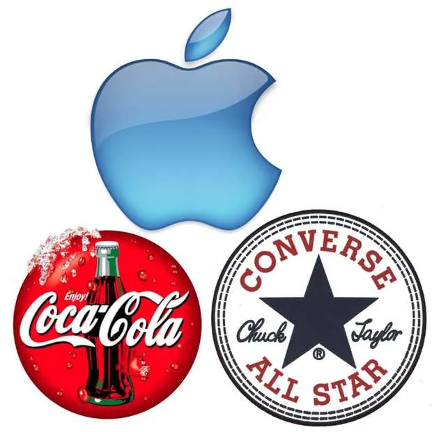 apple converse en coca cola coolste merk