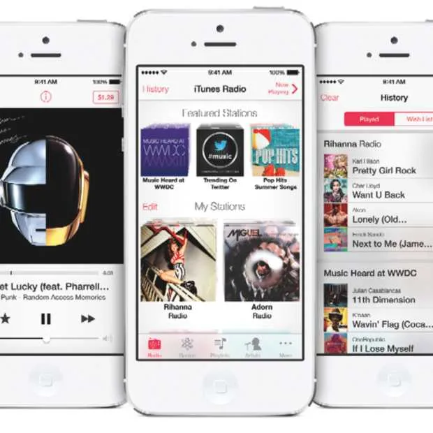 apple kondigde ook itunes radio aan