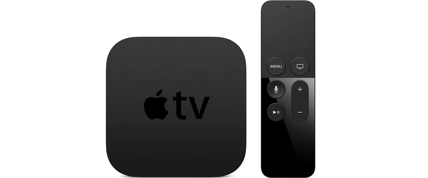 apple tv black white