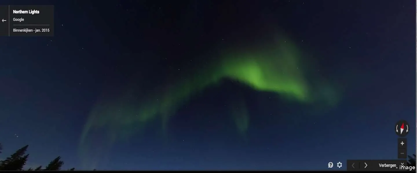 aurora borealis streetview