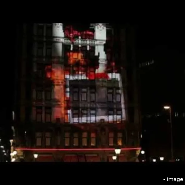 bacardi real time party pic projection