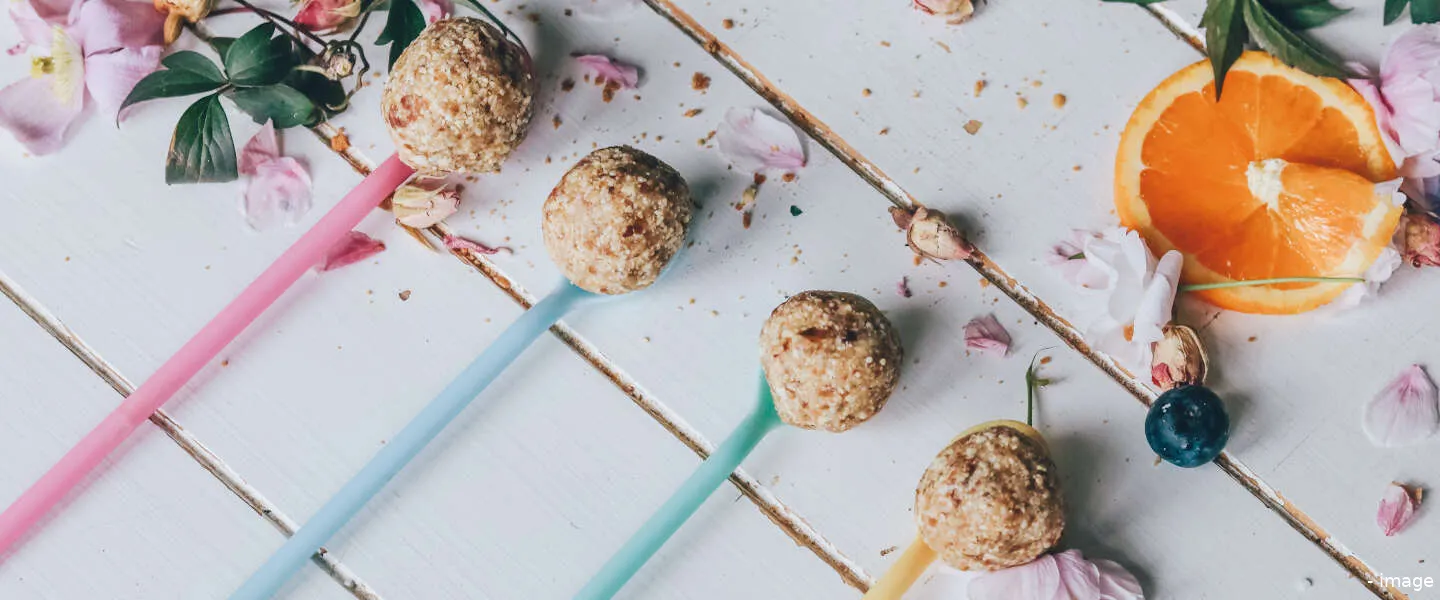 ballen op een stokje