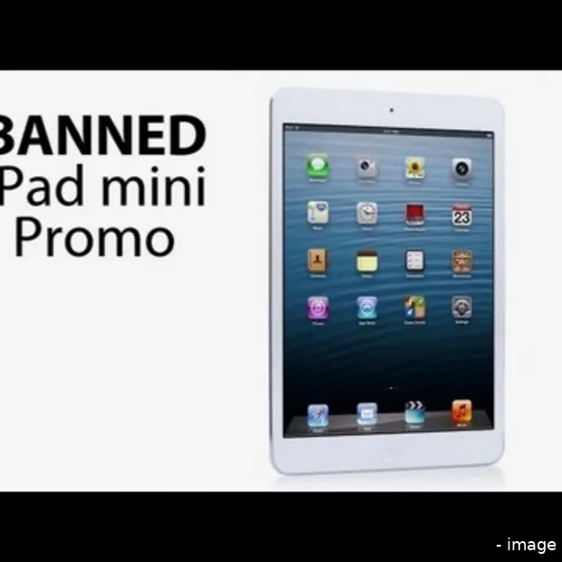 banned ipad mini promo