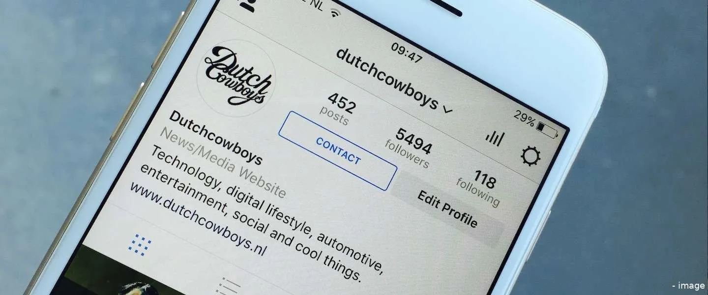 bedrijfsprofiel instagram