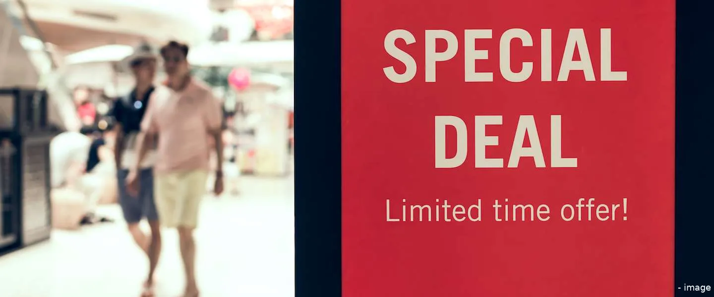 black friday deals drukte aanbieding