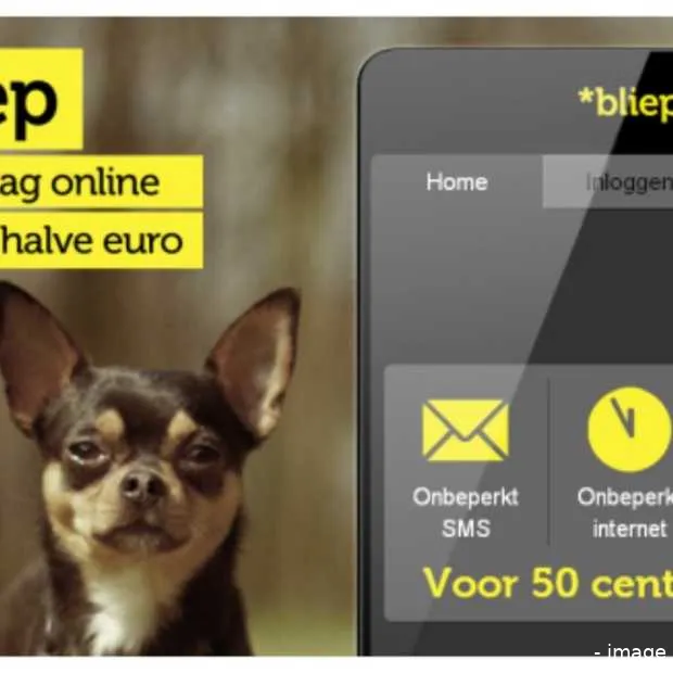 bliep nieuwe mobiele provider door jonge