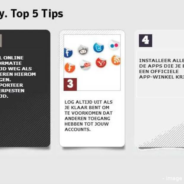 blijf voorzichtig op het internet 10 tip