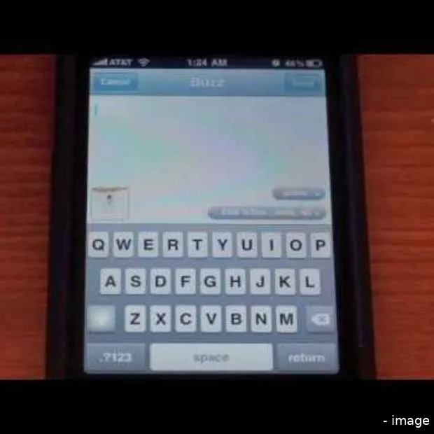 buzzie for iphone the first google buzz