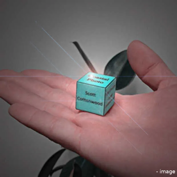 callingcube 3d geprinte visitekaartjes v