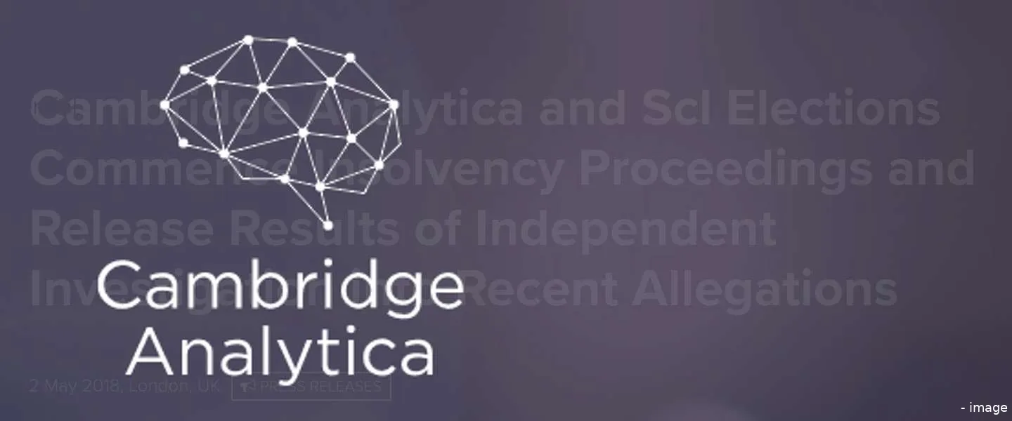 cambridge analytica failliet