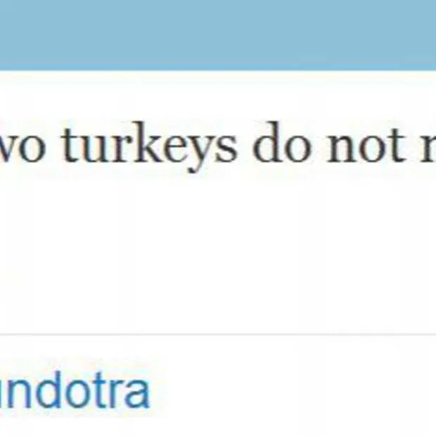 can two turkeys make an eagle