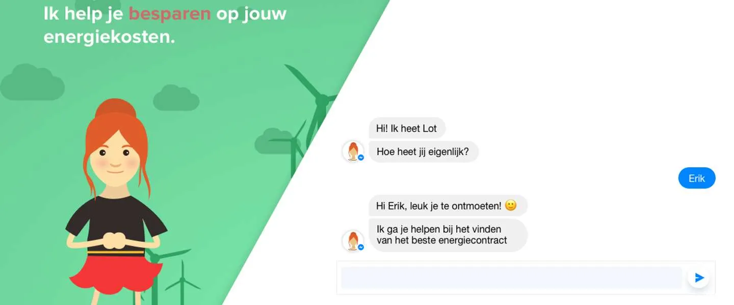 chatbot lot energiecontract