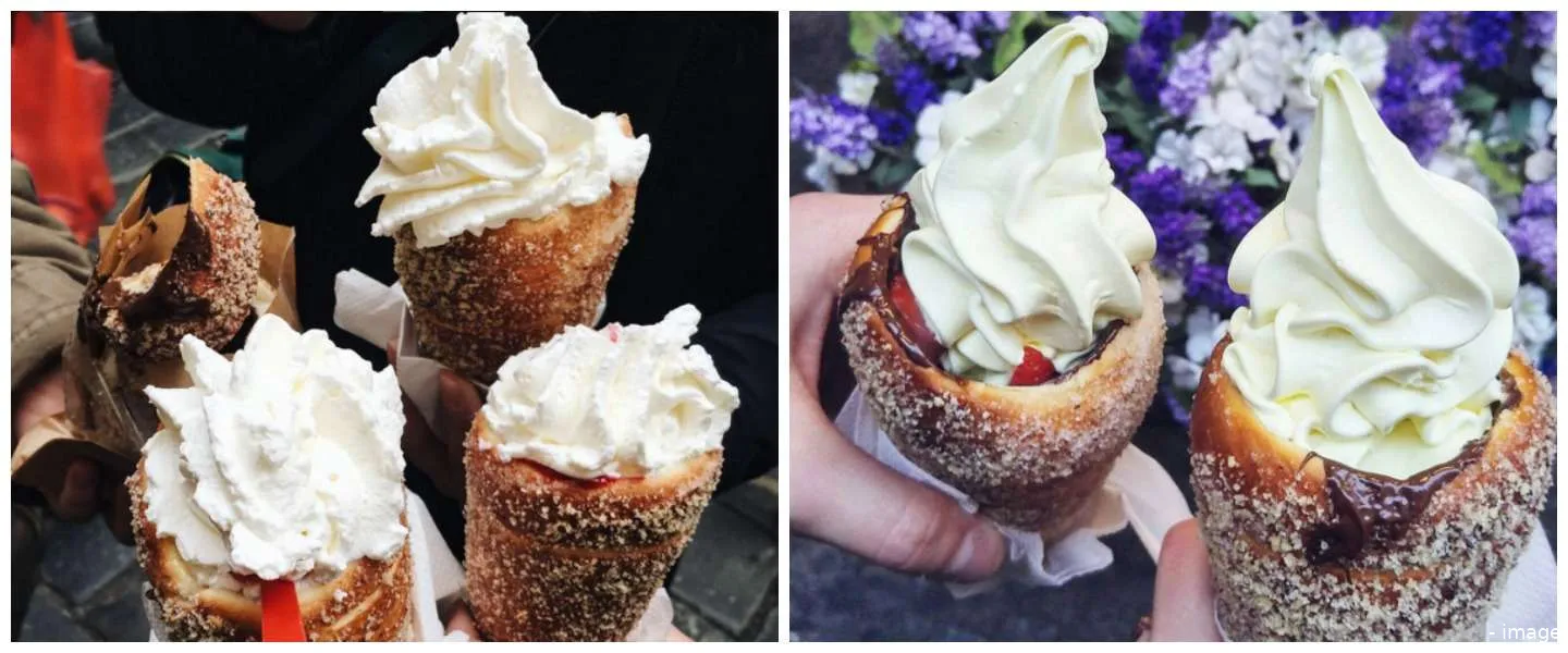 chimney cakes donut ijsje