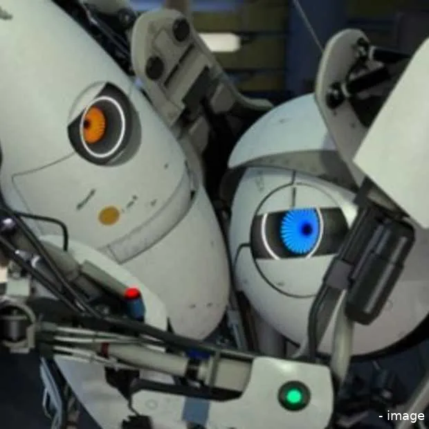 co op domme vrienden en humor bij robots