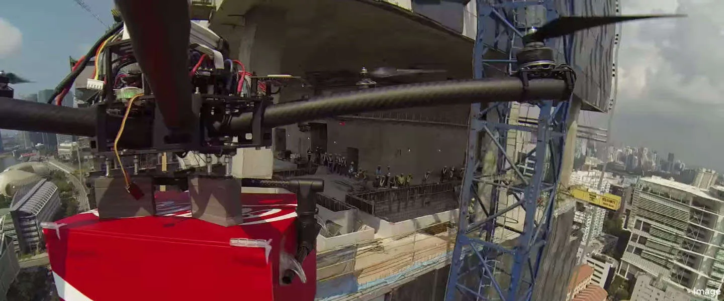 coca cola campagne drone