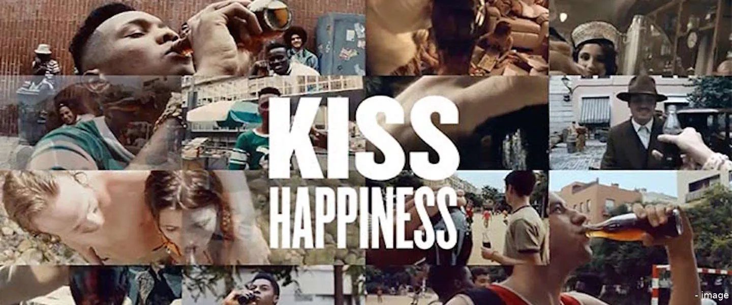 coca cola kiss happiness