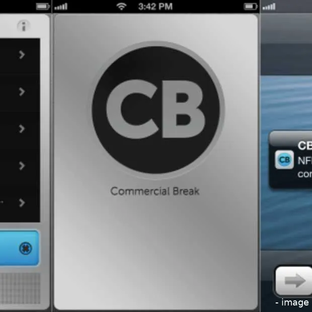 commercial break een app die je vertelt