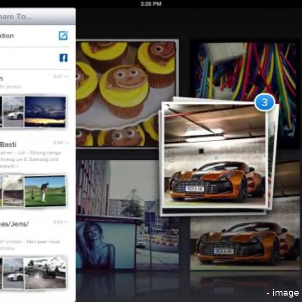 cooliris populaire foto app nu ook op fa