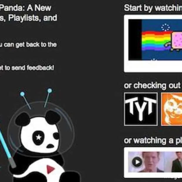 cosmic panda nieuw design voor youtube f