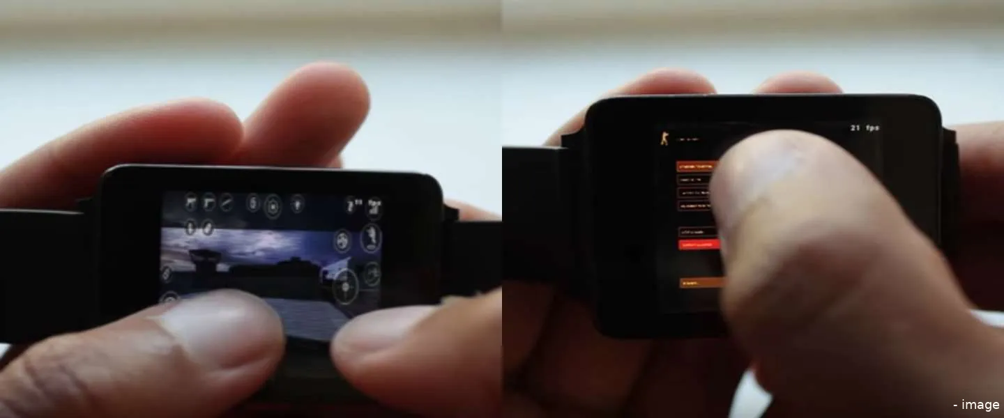 counterstrike spelen op smartwatch 1