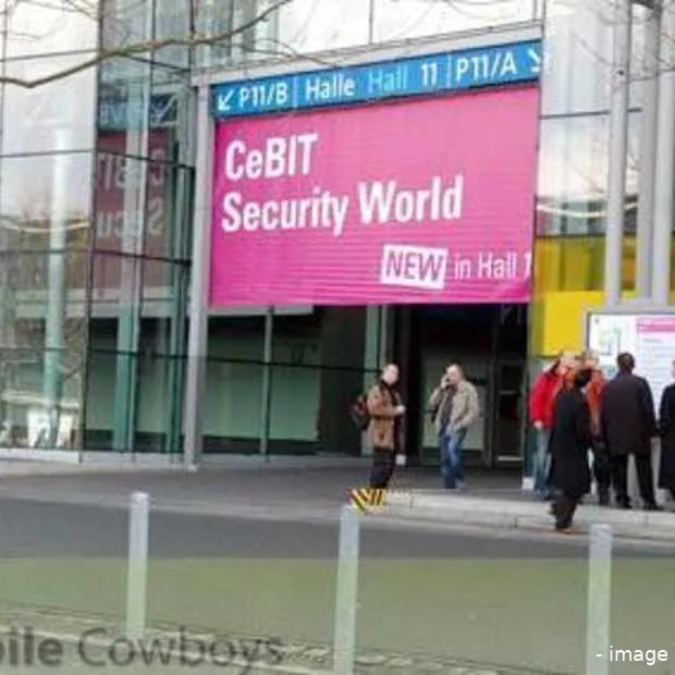 crisis duidelijk te merken op cebit