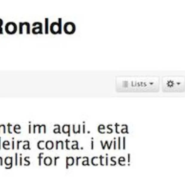 cristiano ronaldo gaat twitteren