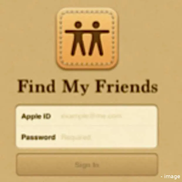 de find my friends app werkt goed