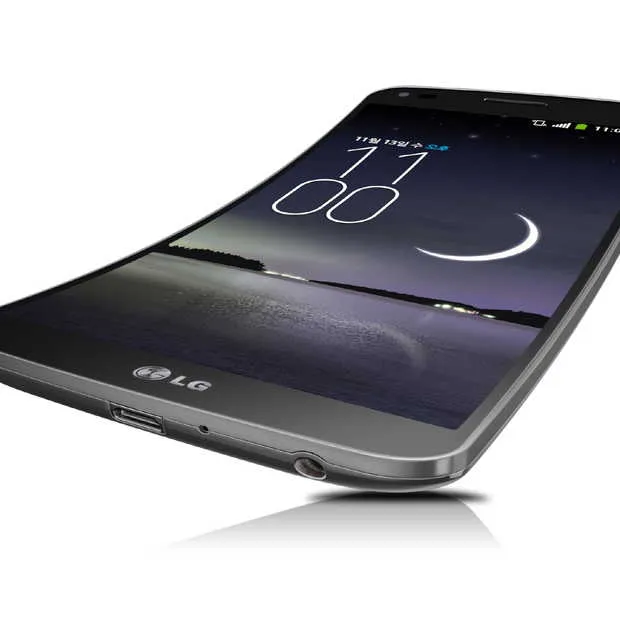 de lg g flex gebogen oled scherm en zelf
