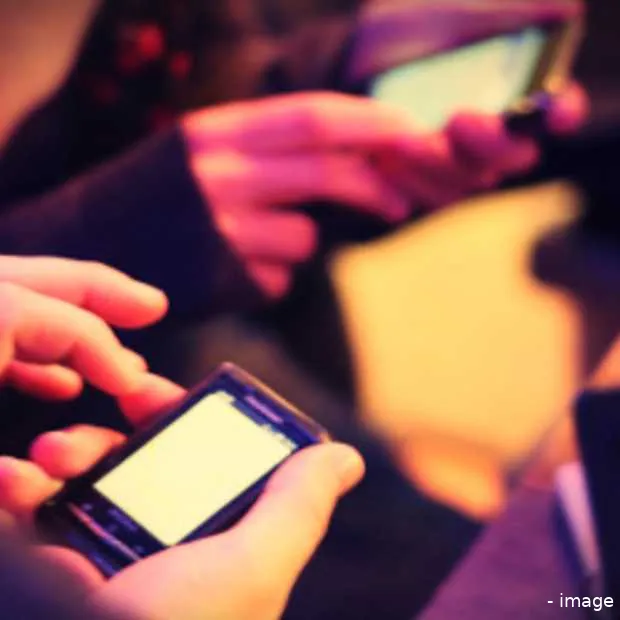 de plaats van mobiele telefoons in het d