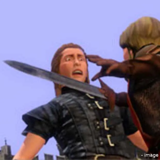 de sims gaan terug naar de middeleeuwen