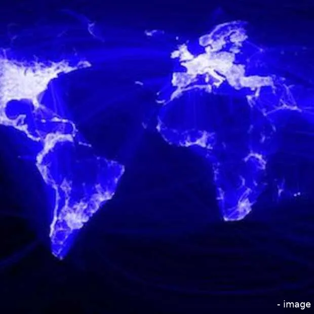 de visualisatie van facebook friends