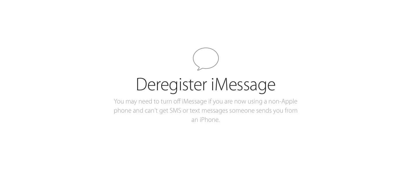 deactivatie imessage