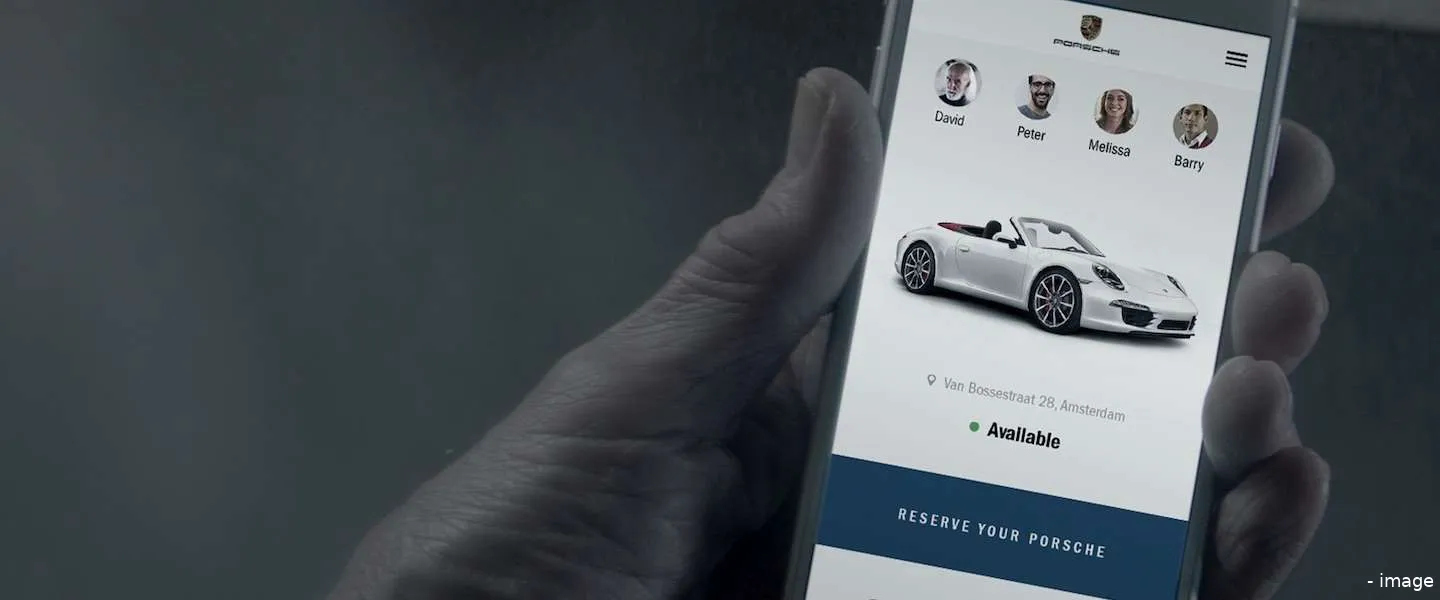 deel je porsche met vrienden