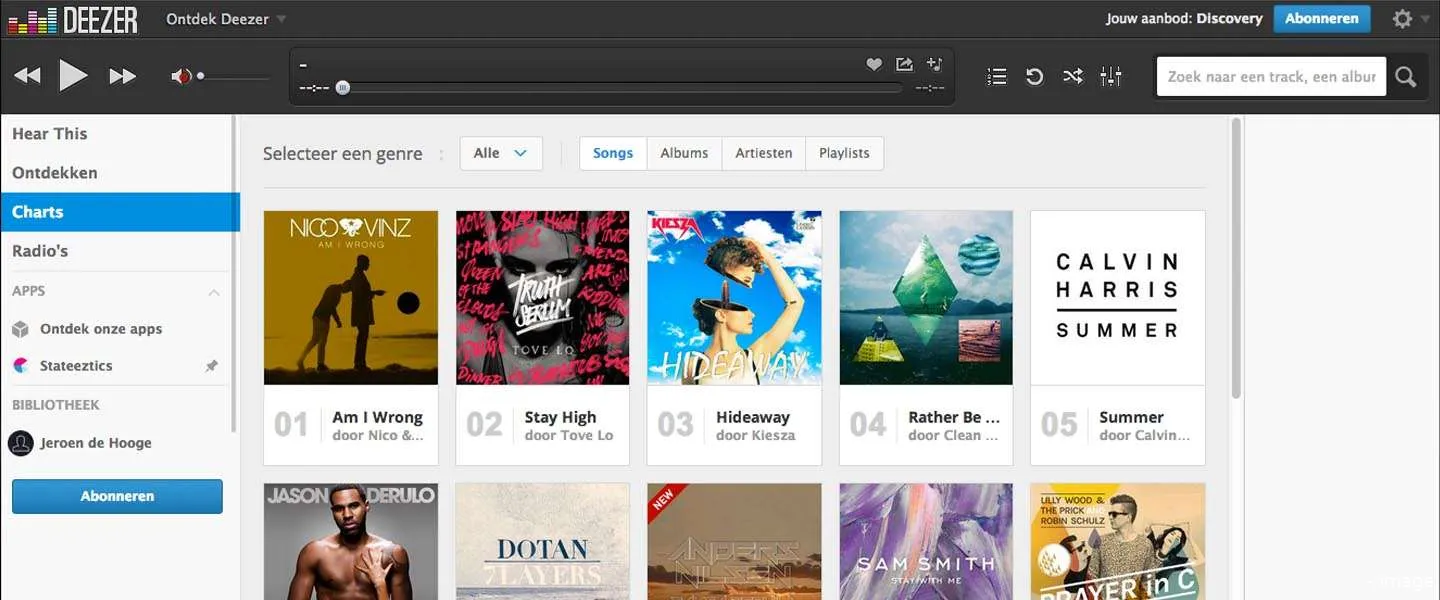 deezer site