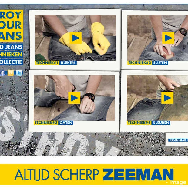 destroy your jeans alweer een mooie mark