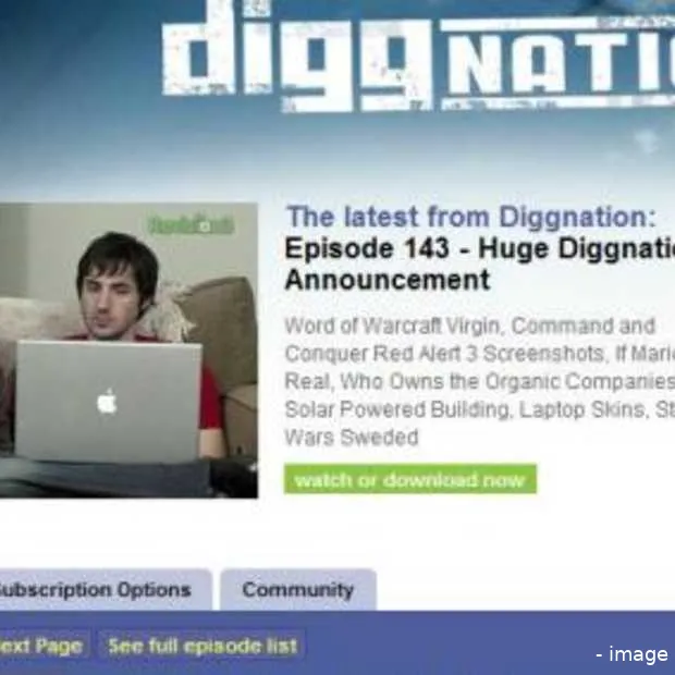 diggnation social networking show vanaf