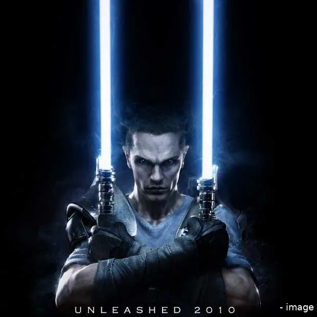dubbele lightsabers in force unleashed i