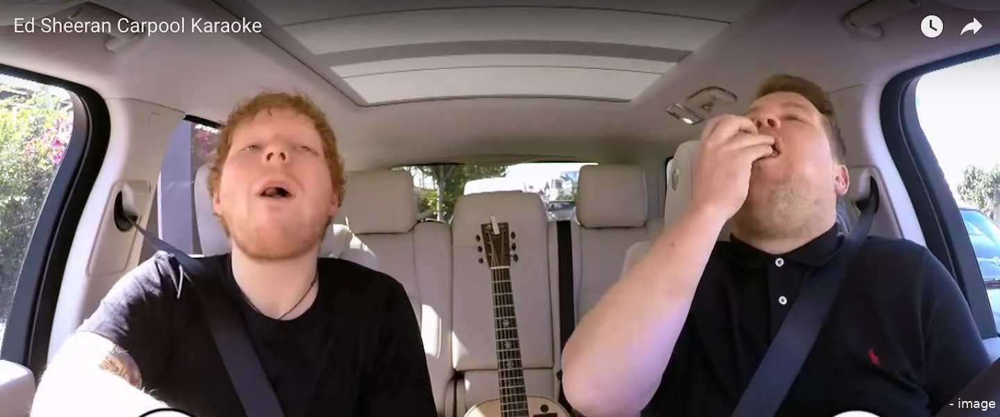 ed sheeran carpool karaoke